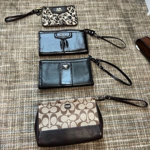 4 COACH WRISTLETS